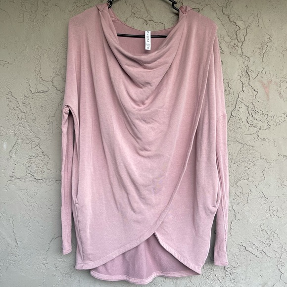 Athleta Women's Cowl Neck Sweater - Soft Pink - Picture 2 of 8